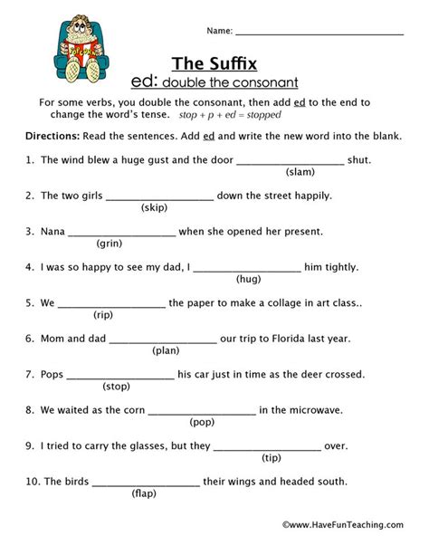 Pin By Have Fun Teaching On First Grade Suffixes Worksheets Middle