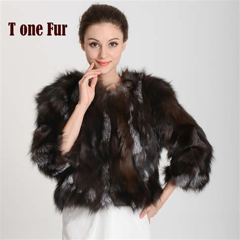 Buy New Arrival Real Fox Fur Coat Genuine Fox Fur