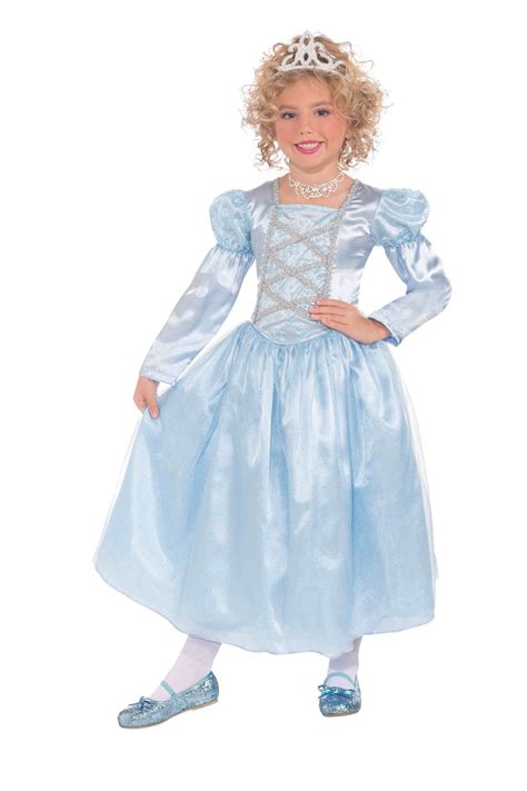 Kids Blue Princess Girls Fairy Tale Costume 3329 The