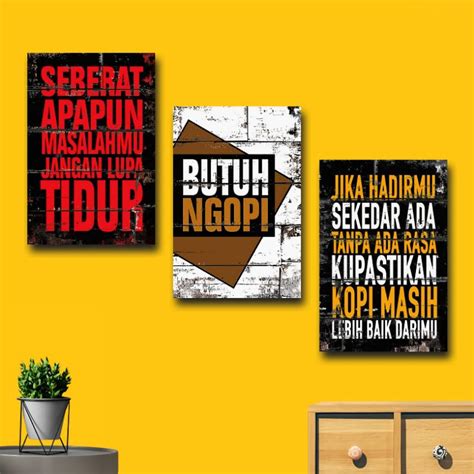 Jual Poster Kayu Quotes Pajangan Rumah Hiasan Dinding Kamar Kantor