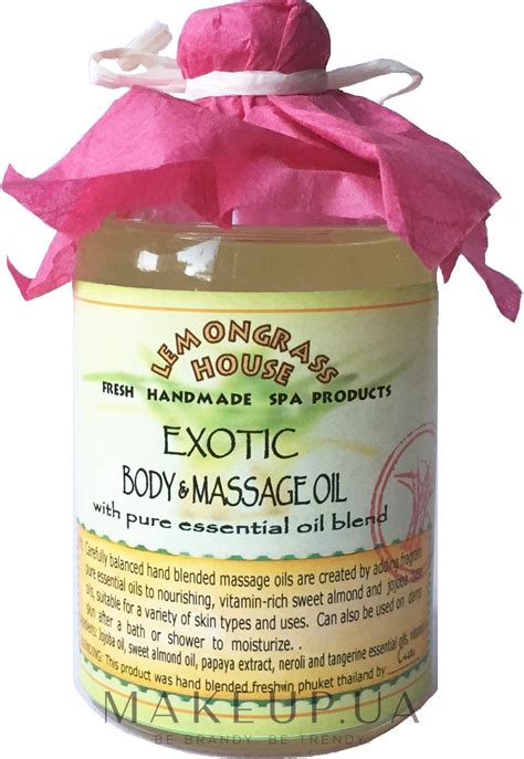 Lemongrass House Exotic Body And Massage Oil Масло для тела Экзотик купить по лучшей цене в
