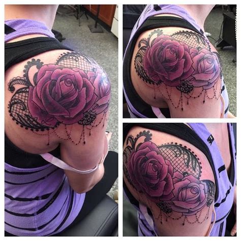 Black Lace Rose Tattoo Design Bing Images Lace Rose