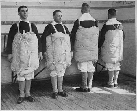 Recruits With Their Mattresses Tied To Them To Serve As Li Flickr