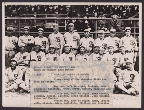 Newly Uncovered 1919 White Sox Photo Hits Auction