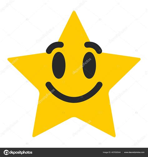 Awesome Emoji Emoticon Icon Flat Style Stock Vector Image By