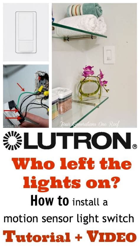 How To Install A Motion Sensor Light Switch Diy Motion Sensor