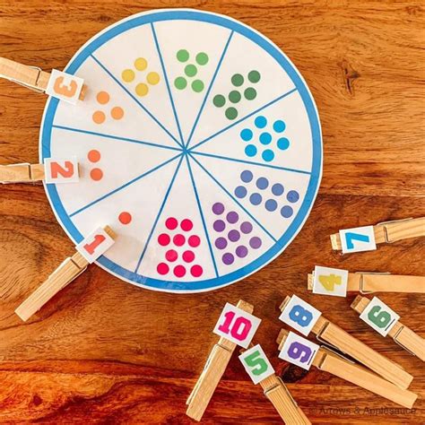 Number word charts from 1 to 50, 1 to 100 and multiples of 10s up to 100 are also available in color and monochrome. Number 1-10 Matching Game, Educational Printable Math ...