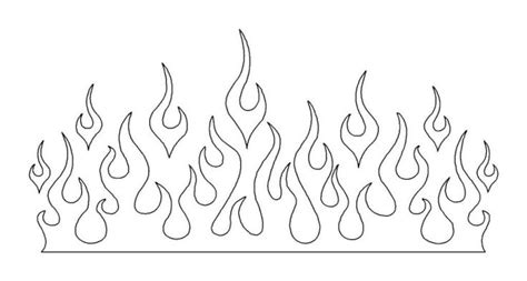 Monokote Flame Designs Flame Design Flame Tattoos Easy Drawings