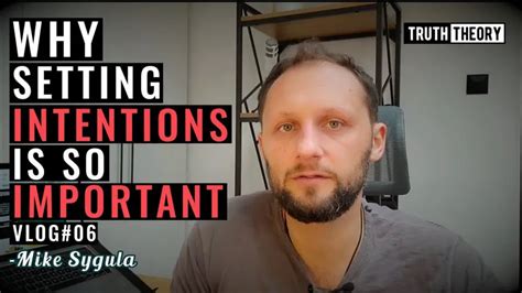 why setting intentions is so important vlog 06