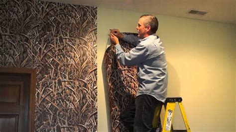 Choose from mossy oak, true timber and realtree along with digital, in colors that range from traditional greens and browns, safety orange, to white sheer camo fabrics and pink camo fabric. Camo Wallpaper Installation Mossy Oak Graphics - YouTube
