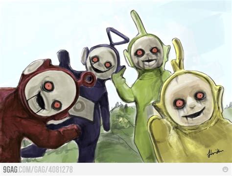 Scary Teletubbies Drawing