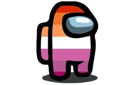 Hanmiles 👻 On Twitter Among Us Characters As Pride Flags Lesbian Flag Hehim Lesbian Flag