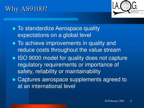 Ppt Aerospace Quality Management System Standard As En Jis Q9100