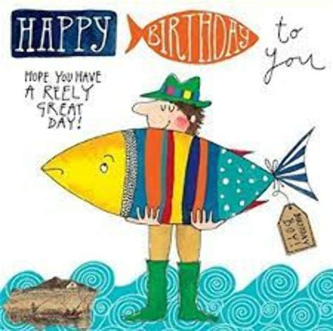Download High Quality Fishing Clipart Happy Birthday Transparent Png