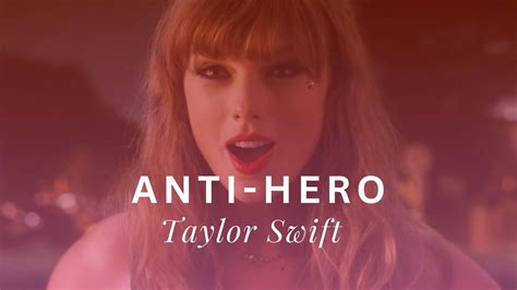 Taylor Swift Anti Hero Lyrics Video Youtube