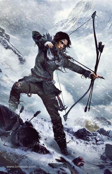 New Artwork Of Rise Of The Tomb Raider By Brenoch Adams Art Director