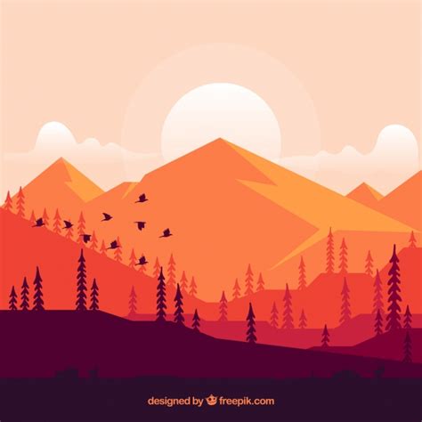 Free Free 68 Mountain Sunset Svg SVG PNG EPS DXF File