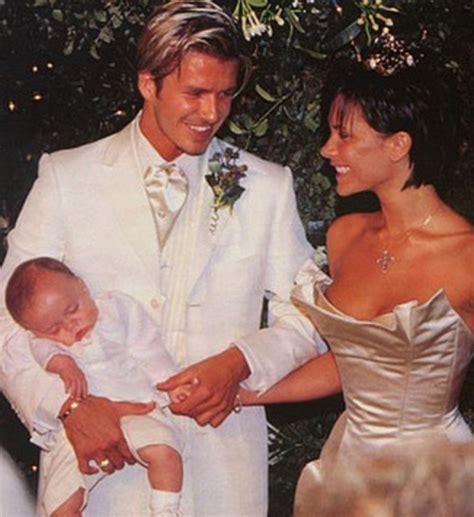 David Beckham And Victoria Beckham S Wedding Day 1990 S R Pics