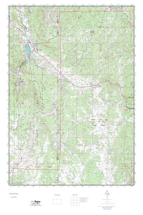 Mytopo Lake George Colorado Usgs Quad Topo Map