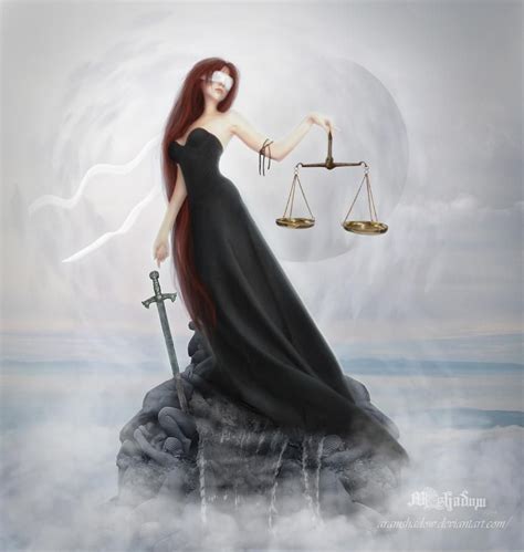 Justice By Aramshadow On Deviantart Goddess Of Justice Lady Justice