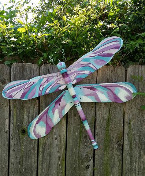 Fan Blade Dragonfly Dragonfly Yard Art Ceiling Fan Crafts Dragonfly