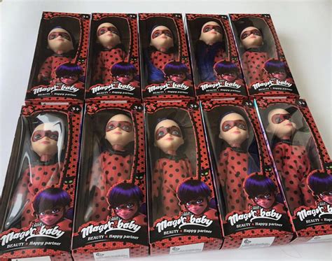 10pcslot Hot Sale Classic Style Miraculous Ladybug Dolls Moveable
