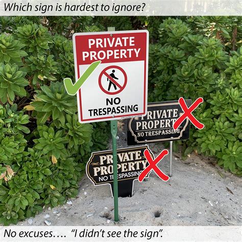 Smartsign No Trespassing Signs Private Property 10 X 12 Inches