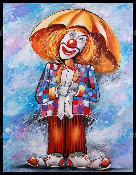 Clown Paintings Clowning Around Circus Clown Beginner Painting