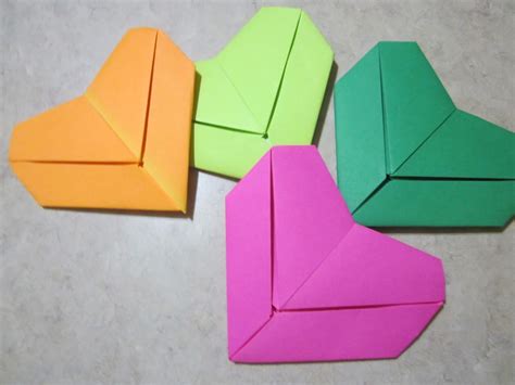 Diy Origami Heart Origami Letter Letter Folding Valentines Origami