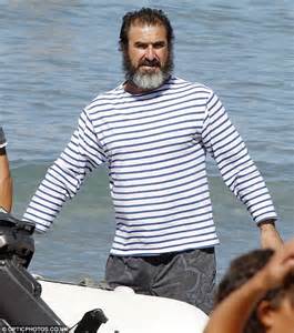 Eric Cantona Gets His Sea Legs As He Displays A Large Salt And Pepper