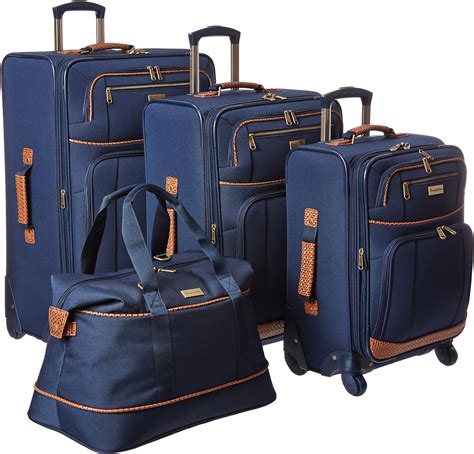 Tommy Bahama Mojito Four Piece Luggage Set Navy One Size Amazonca