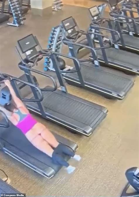 Woman Ends Up Half Naked After Tripping On Treadmill In Leggings