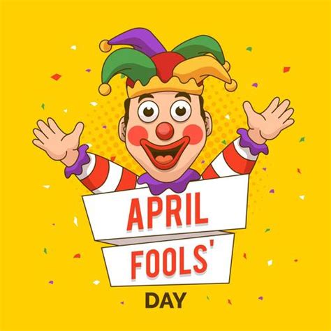 Happy April Fools Day Cartoon Vector Free Download