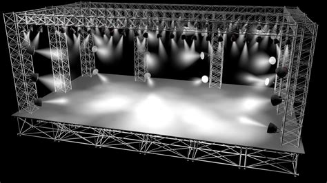 Concert Venue Stage Free 3d Model C4d Free3d