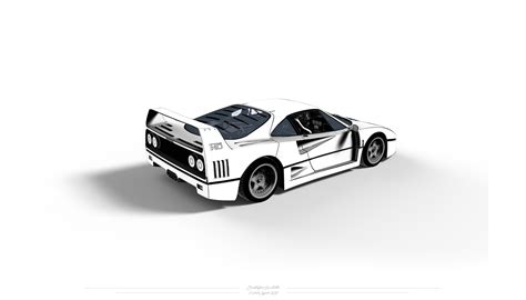 Wallpaper White Cars Car Vehicle Ferrari F40 2100x1200