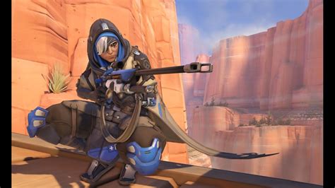 overwatch ana game play [1080p hd 60fps] no commentary youtube