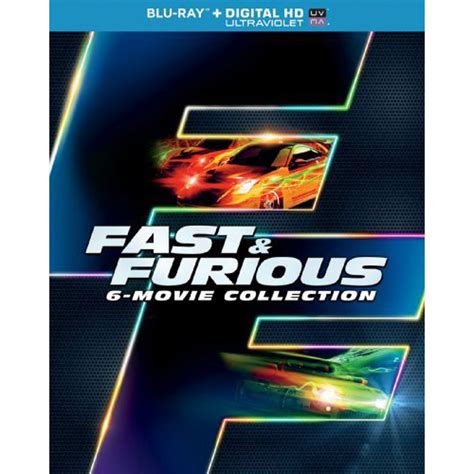 Fast And Furious 6 Movie Collection Blu Ray
