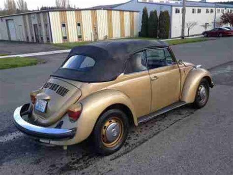 Sell Used Rare 1974 Sunbug Convertible Classic Vw Bug Low Production