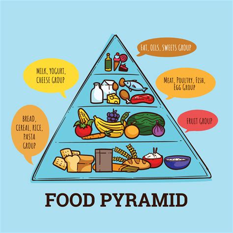 Food Gambar Piramid Makanan Kartun Cartoon Food Pyramid Stock Porn Sex Picture