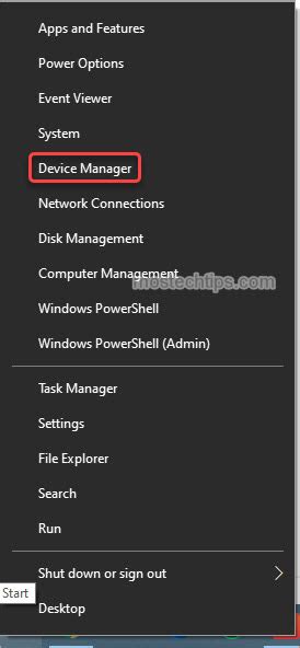 Open Device Manager Mos Tech Tips