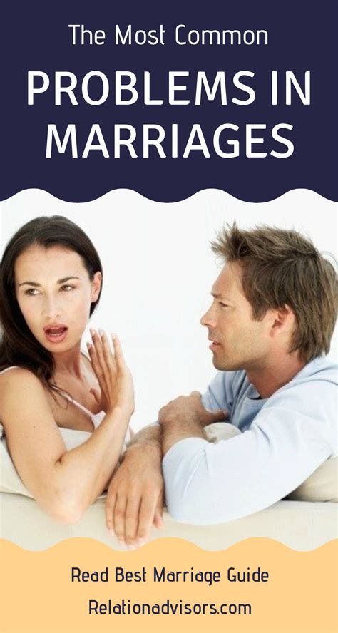 Many Married Couples Face Problems After Marriage Some Of Them Are