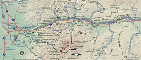 Upper Columbia River Map