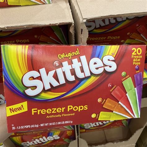 Skittles Freezer Pops 20 Freeze Pops Shopee Philippines