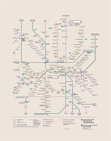 Greater Manchester Train Network Map Transport For Greater Manchester
