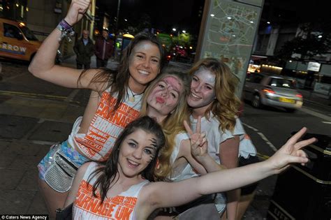 British Students Take Part In Drunken Carnage Pub Crawls Across The Uk