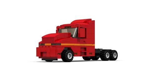Moc Lego City Semi Truck Instructions Youtube