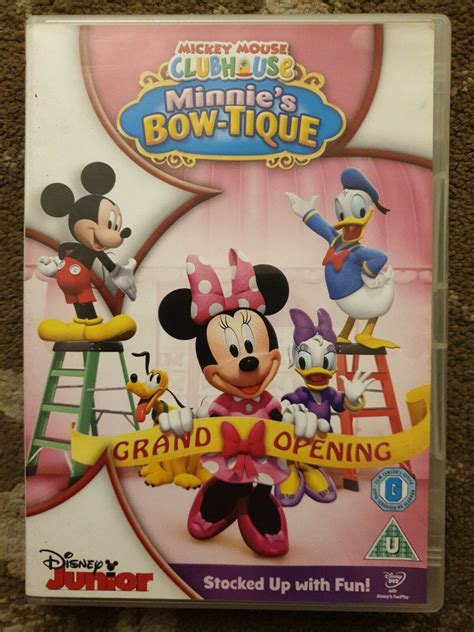 Disneys Mickey Mouse Clubhouse Minnies Bowtique Dvd Kids Disney Bow