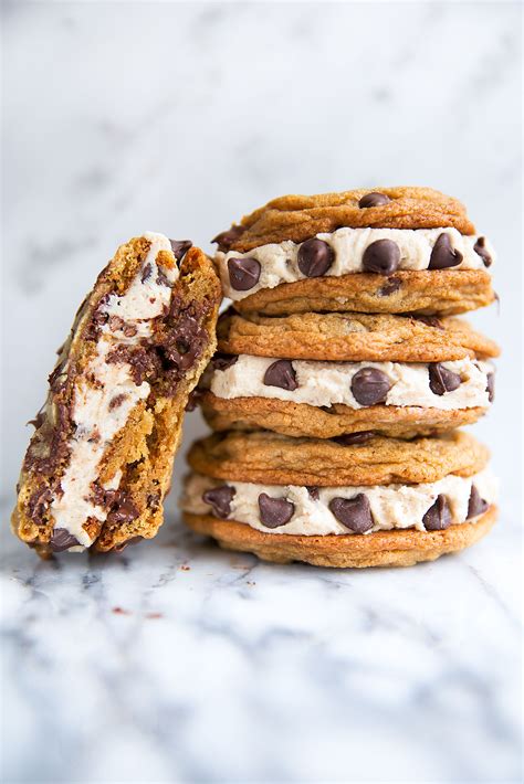Chocolate Chip Cookie Dough Sandwich Cookies
