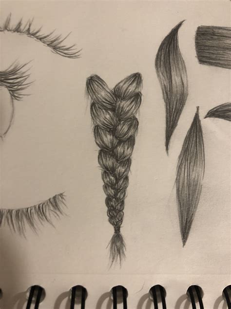 Braid Drawing Drawing Process Drawing Lessons Drawing Ideas Diy Braids Simple Braids How To