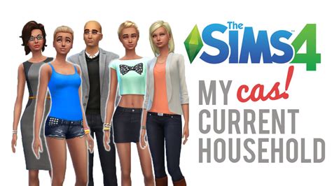 The Sims 4 — My Current Household Cas Youtube